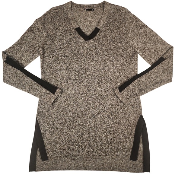Smartwool Merino Wool Blend V Neck Pullover Sweater Tunic Womens Medium - Picture 1 of 9
